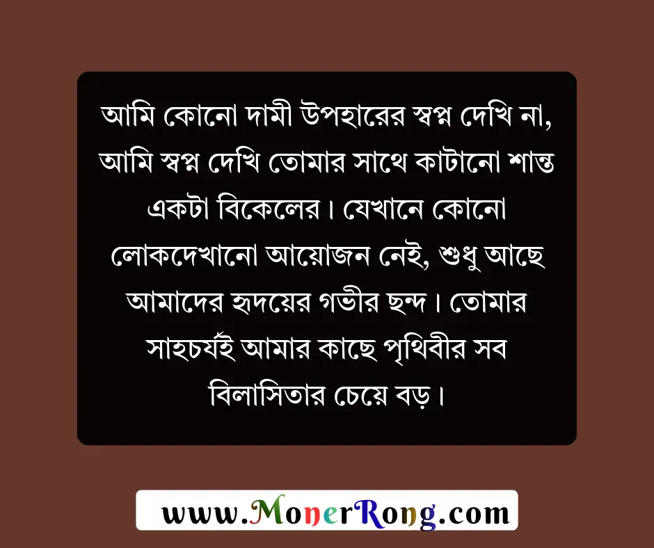 গার্লফ্রেন্ডের সাথে রোমান্টিক মেসেজ
