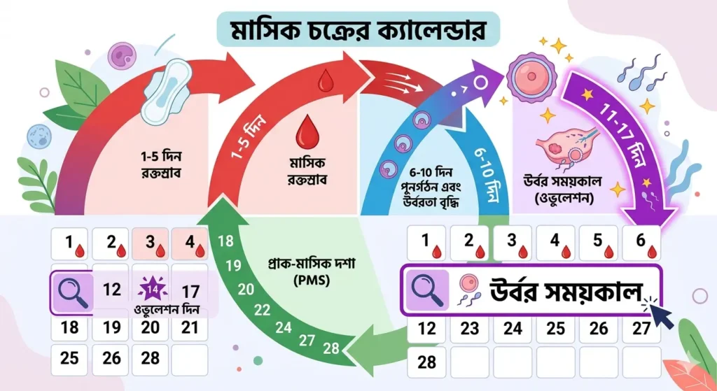 মাসিক চক্রের ক্যালেন্ডার