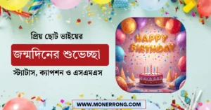 ছোট ভাইয়ের জন্মদিনের শুভেচ্ছা স্ট্যাটাস