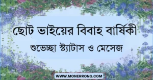 ছোট ভাইয়ের বিবাহ বার্ষিকী শুভেচ্ছা