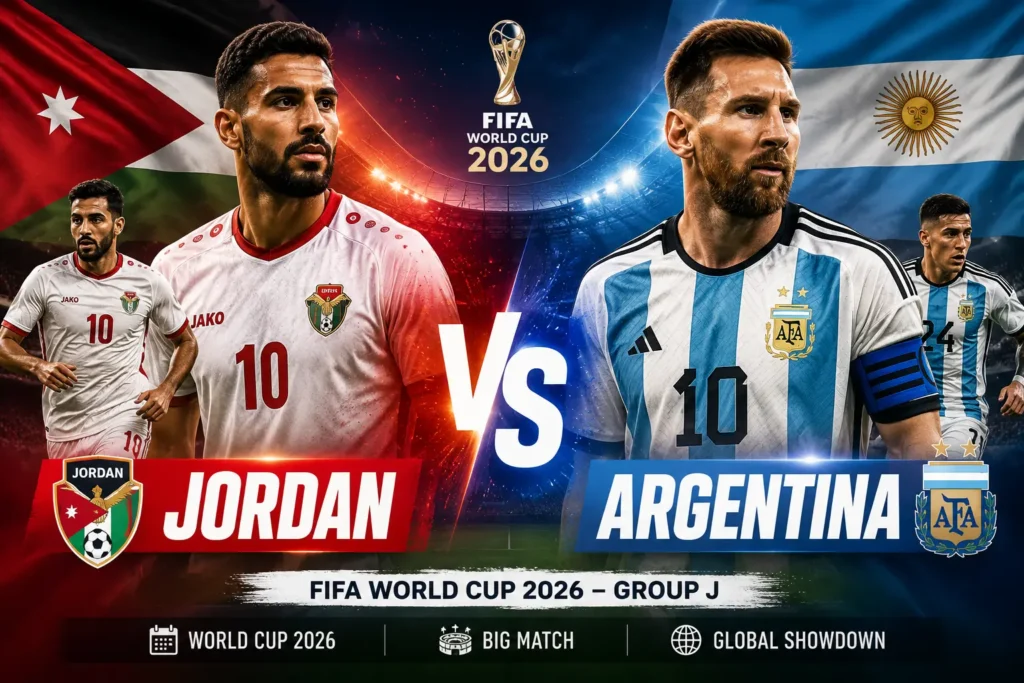 Jordan vs Argentina: Match Preview, Prediction, Team News, Lineups & Head-to-Head (2026 FIFA World Cup)