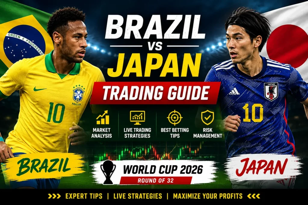 Brazil vs Japan Trading Guide 2026 | Best Live Trading Strategies & Match Analysis