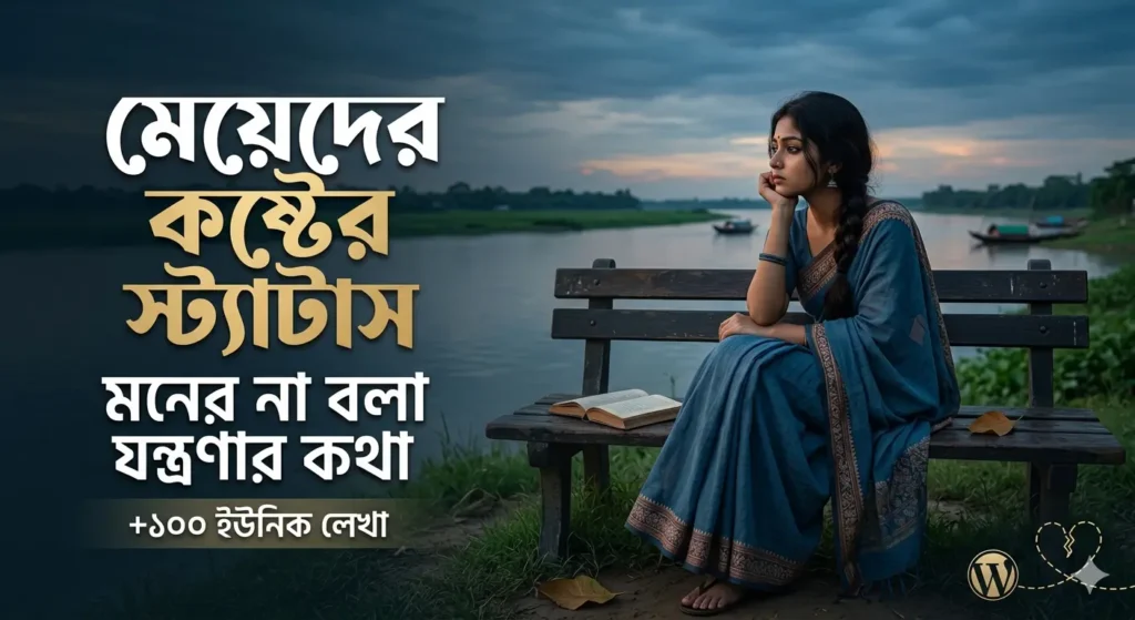 মেয়েদের কষ্টের স্ট্যাটাস এবং ইউনিক আবেগঘন ক্যাপশন ও সেরা উক্তি