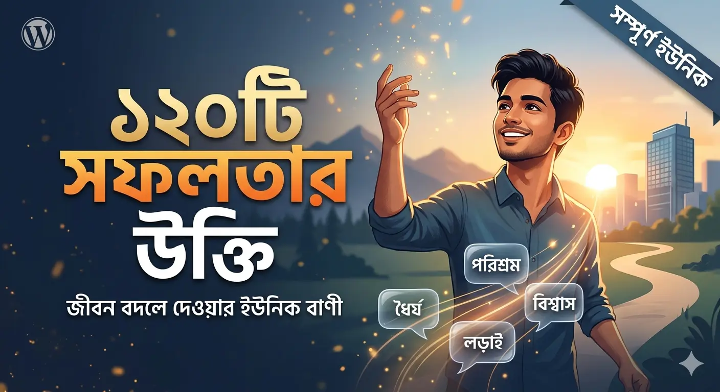 সফলতা নিয়ে উক্তি