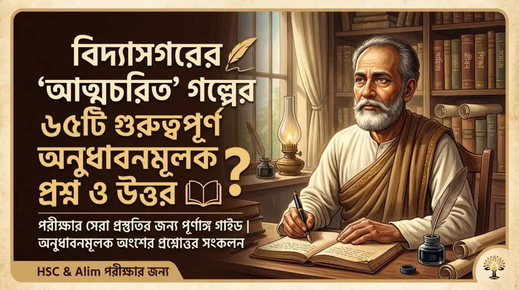 আত্মচরিত গল্পের ৬৫টি অনুধাবনমূলক প্রশ্ন ও উত্তর