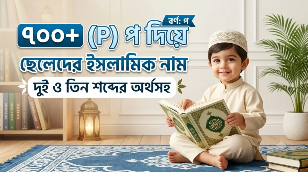 প দিয়ে ছেলেদের ইসলামিক নাম