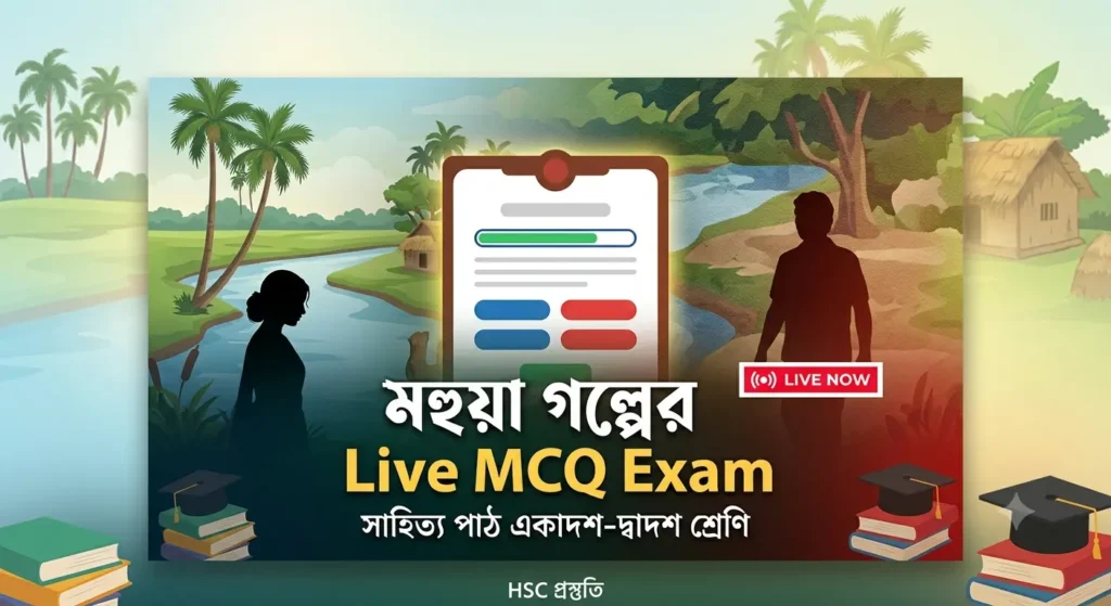 মহুয়া গল্পের Live MCQ Exam: সাহিত্য পাঠ একাদশ-দ্বাদশ শ্রেণি