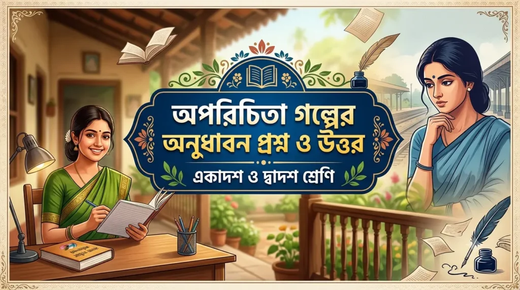 অপরিচিতা গল্পের অনুধাবন প্রশ্ন