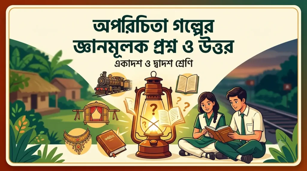 অপরিচিতা গল্পের জ্ঞানমূলক প্রশ্ন ও উত্তর: একাদশ ও দ্বাদশ শ্রেণি