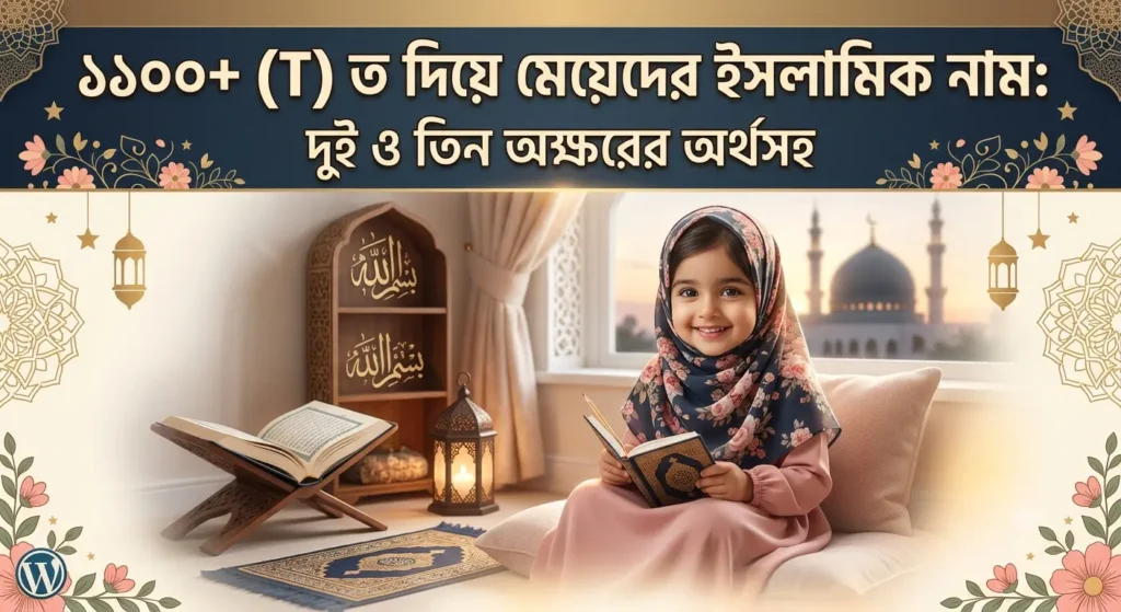 ত দিয়ে মেয়েদের ইসলামিক নাম