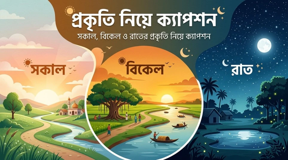 প্রকৃতি নিয়ে ক্যাপশন