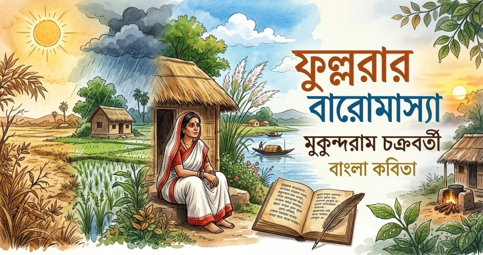 ফুল্লরার বারোমাস্যা মুকুন্দরাম চক্রবর্তী: বাংলা কবিতা 