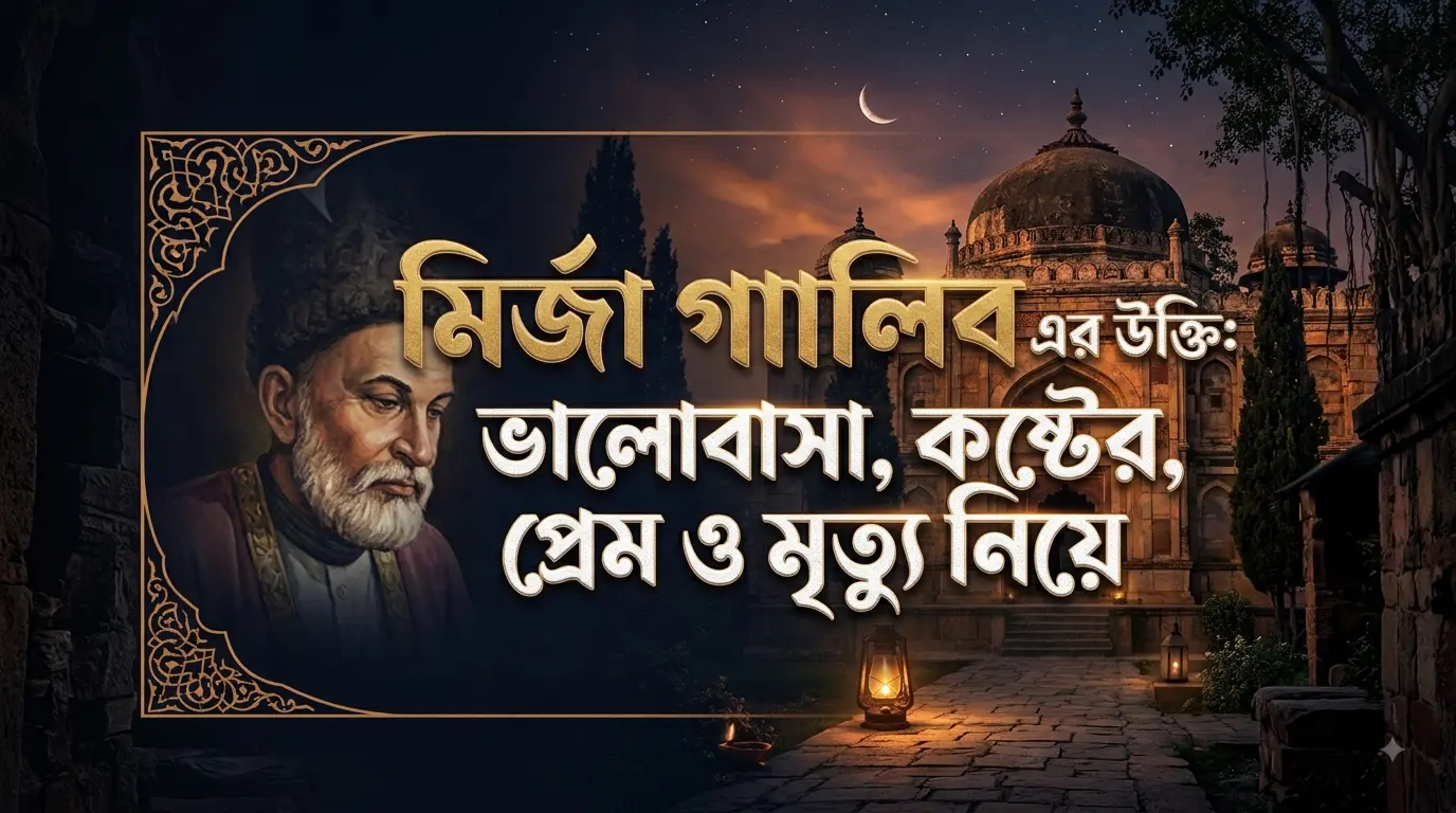 মির্জা গালিব এর উক্তি