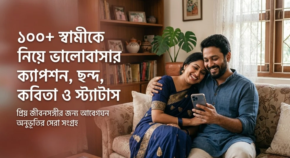 স্বামীকে নিয়ে ভালোবাসার ক্যাপশন